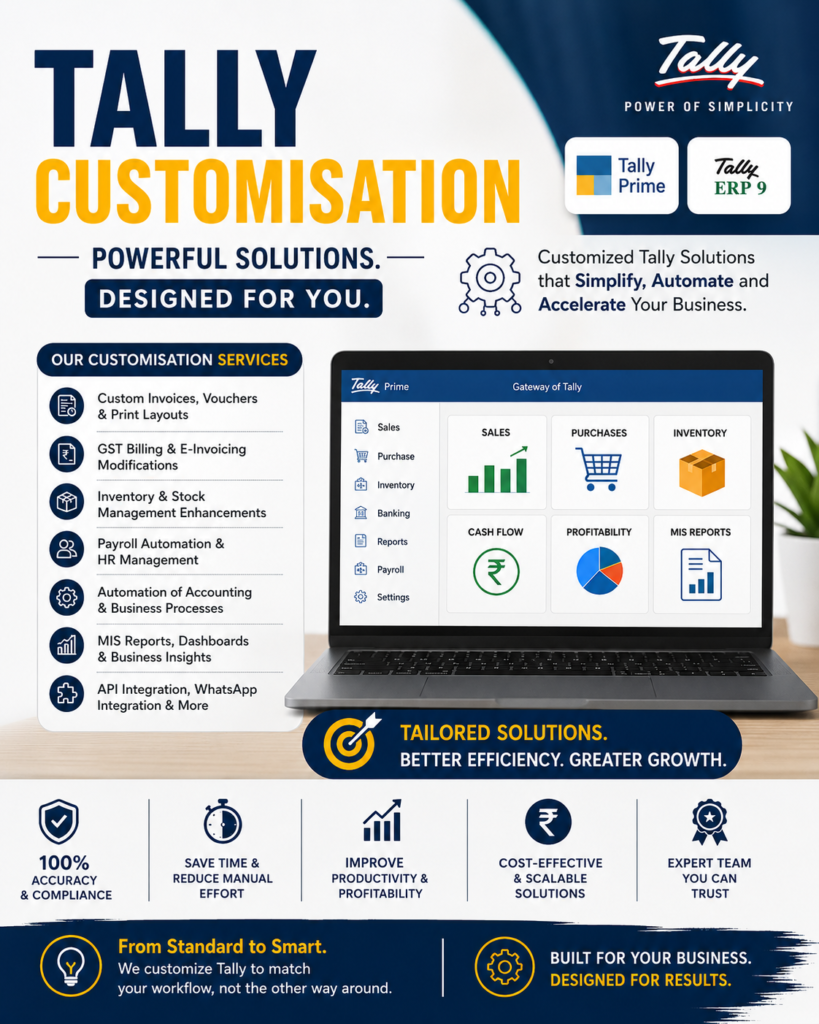 Tally Customisation in India
